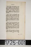 A copy of the last will and testament of Thomas Guy Esq.. Opens in a new tab.