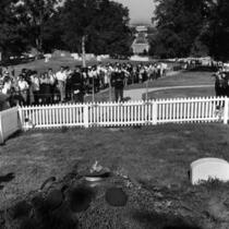 John F. Kennedy grave in Arlington National Cemetery, Washington, D.C., June 1964