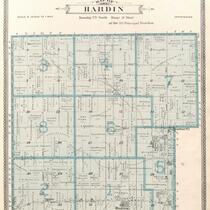 Map of Hardin Township