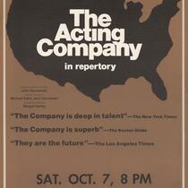 The Acting Company in Repertory, October 7, 1978