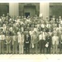 Second Hydraulics Conference on the steps at Old Capitol, The University of Iowa, June 1942