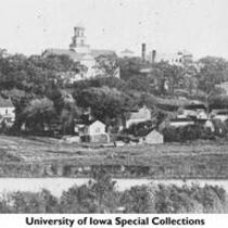 Campus panorama, The University of Iowa, circa 1900