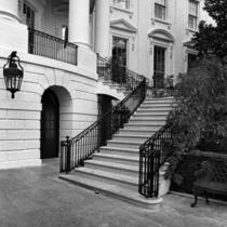 White House stairs by back balcony, Washington, D.C., November 11, 1977