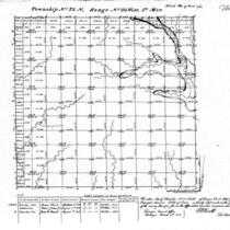 Iowa land survey map of t072n, r030w
