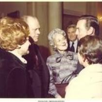 Betty Ford, Pres. Gerald Ford, Mary Louise Smith, Gov. Ray Schafer, Bill Brock, and 