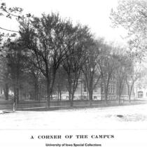 A corner of the campus, The University of Iowa, circa 1900