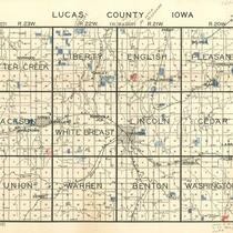 Map of Lucas County