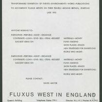 Fluxus West in England