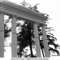 Arlington National Cemetery Sheridan columns, Washington, D.C., June 1964