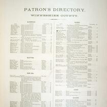 Patron's directory. Winneshiek County