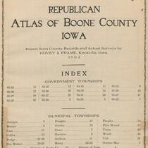 Republican Atlas of Boone County, Iowa, 1902