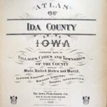 Atlas of Ida County, Iowa, 1906 1 Introductory pages and maps