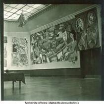 Modern art murals, The University of Iowa, March 1940