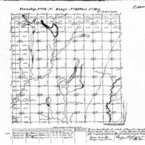 Iowa land survey map of t076n, r040w
