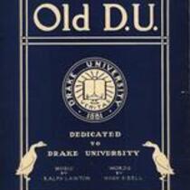 Old D. U., sheet music, 1910-1920?