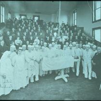 Staff and class at St. Joseph's Hospital, Keokuk, Iowa, 1897
