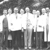 Doctors and interns at the University Hospital, University of Iowa, June 1928