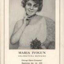 Maria Ivogun: coloratura soprano