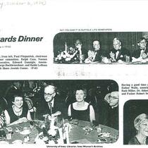"Awards dinner," October 6, 1976