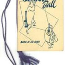 Dance card for Senior Ball All University Party, May 23, 1947