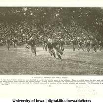 Big Ten football game, The University of Iowa, 1917