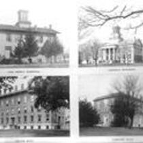 Old Mercy Hospital, Old South Hall, Old Capitol, Old North Hall, The University of Iowa, 1900s