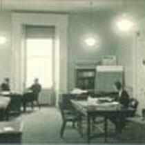 Office in the Old Capitol, The University of Iowa, 1920