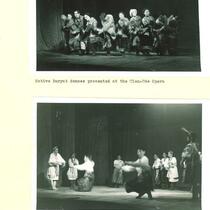 Native Buryat dances presented at the Ulan-Ude Opera, Ulan Ude, Siberia, 1944
