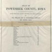 Atlas of Poweshiek County, Iowa, 1921 2 Introductory Pages