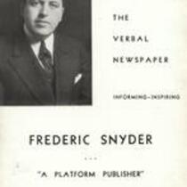 Frederic Snyder: 