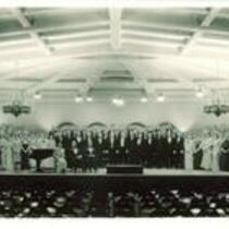 Choir in Iowa Memorial Union, The University of Iowa, April 1936