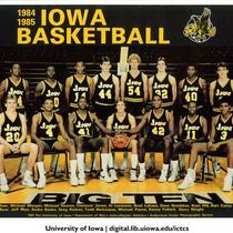 1984-1985 Iowa basketball team, The University of Iowa, 1984