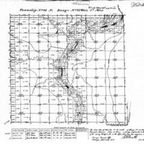 Iowa land survey map of t086n, r027w