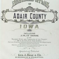Standard atlas of Adair County, Iowa, 1901