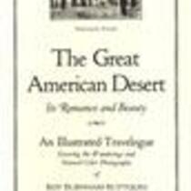 The great American desert: its romance and beauty