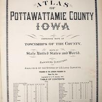 Atlas of Pottawattamie County, Iowa, 1919