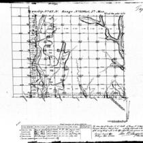 Iowa land survey map of t067n, r033w