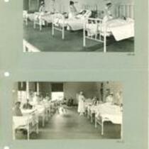 University Hospital women's ward and men's ward, The University of Iowa, 1910s