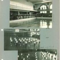 Swimming and exercise classes at Old Armory, The University of Iowa, 1910s