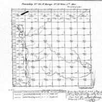 Iowa land survey map of t086n, r016w