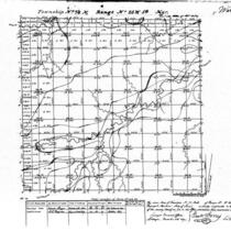 Iowa land survey map of t076n, r025w