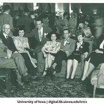 Alumni gathering at Iowa Memorial Union, The University of Iowa, 1950s
