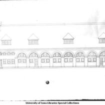 Gymnasium plan, The University of Iowa, 1900s