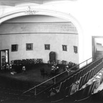 Auditorium in the Hall of Natural Science from north side of balcony, The University of Iowa, February 1910