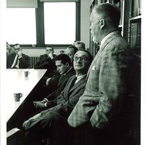 English faculty meeting, The University of Iowa 1960s