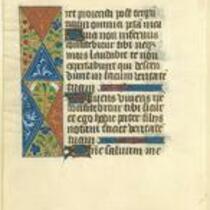 Leaf from a Book of Hours, 1485