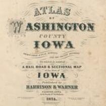 Atlas of Washington County, Iowa, 1874 1 Introductory pages and maps