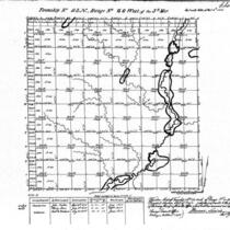 Iowa land survey map of t092n, r040w
