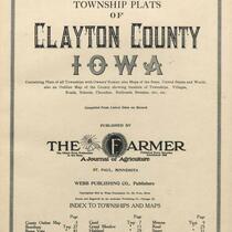 Atlas and Farm Directory of Clayton County, Iowa, 1914
