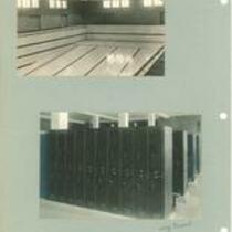 Swimming pool and locker room in Old Armory, The University of Iowa, 1910s